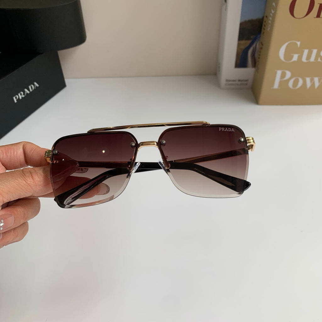 Prada Metal Fashion Silver Lens Sunglasses for Men & Women - 449367 - detail image 3
