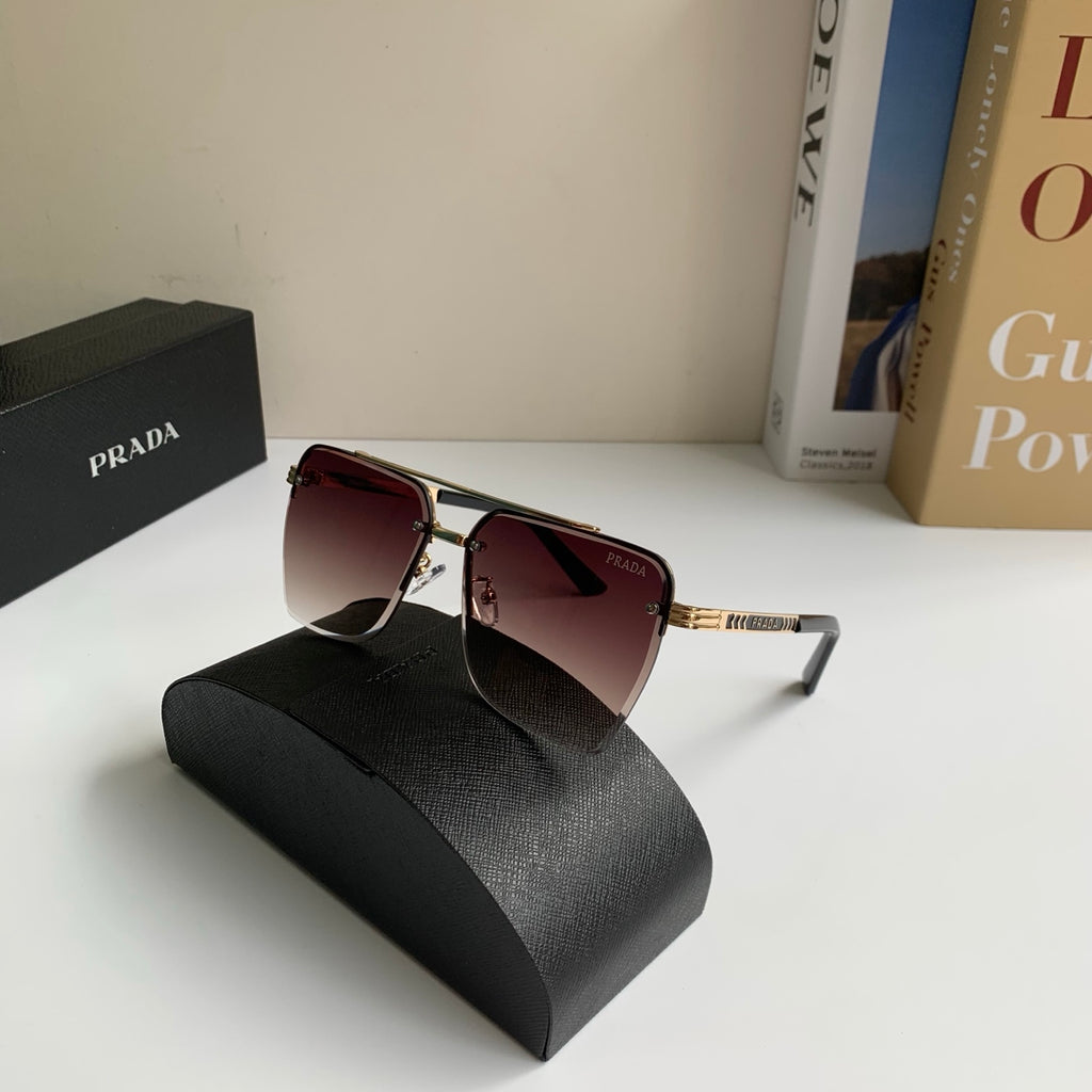 Prada Metal Fashion Silver Lens Sunglasses for Men & Women - 449367 - detail image 5