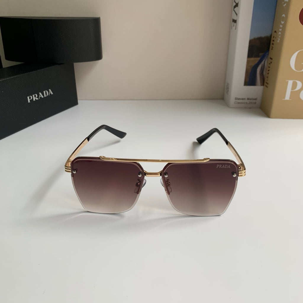 Prada Metal Fashion Silver Lens Sunglasses for Men & Women - 449367 - detail image 4