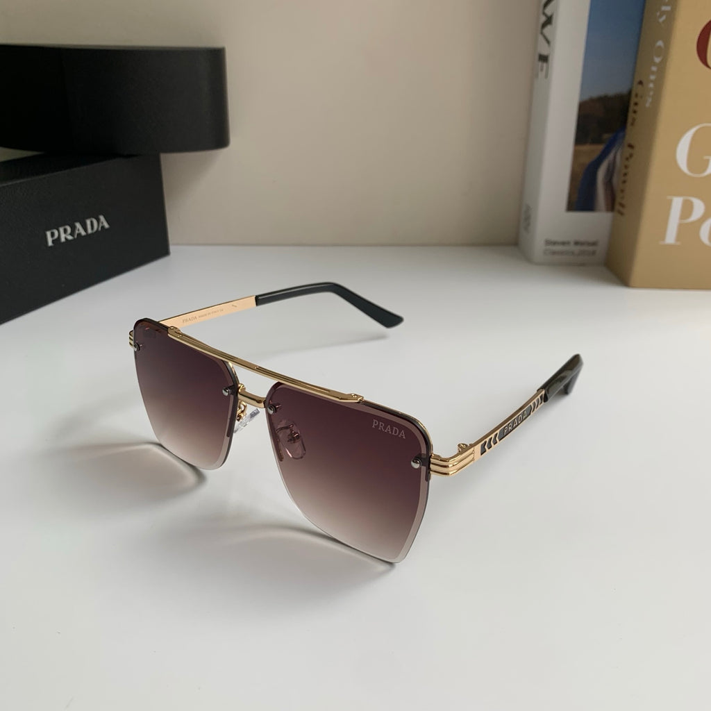 Prada Metal Fashion Silver Lens Sunglasses for Men & Women - 449367 - detail image 2