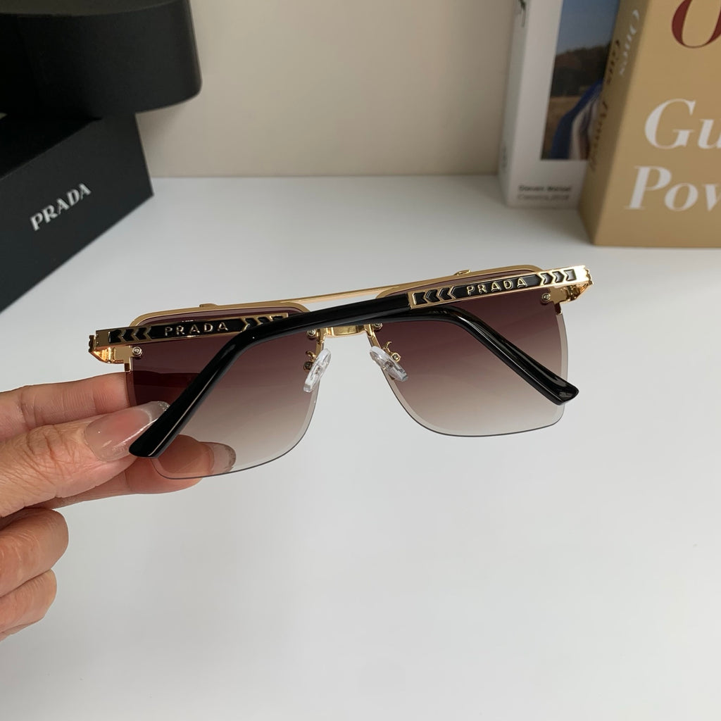 Prada Metal Fashion Silver Lens Sunglasses for Men & Women - 449367 - detail image 6