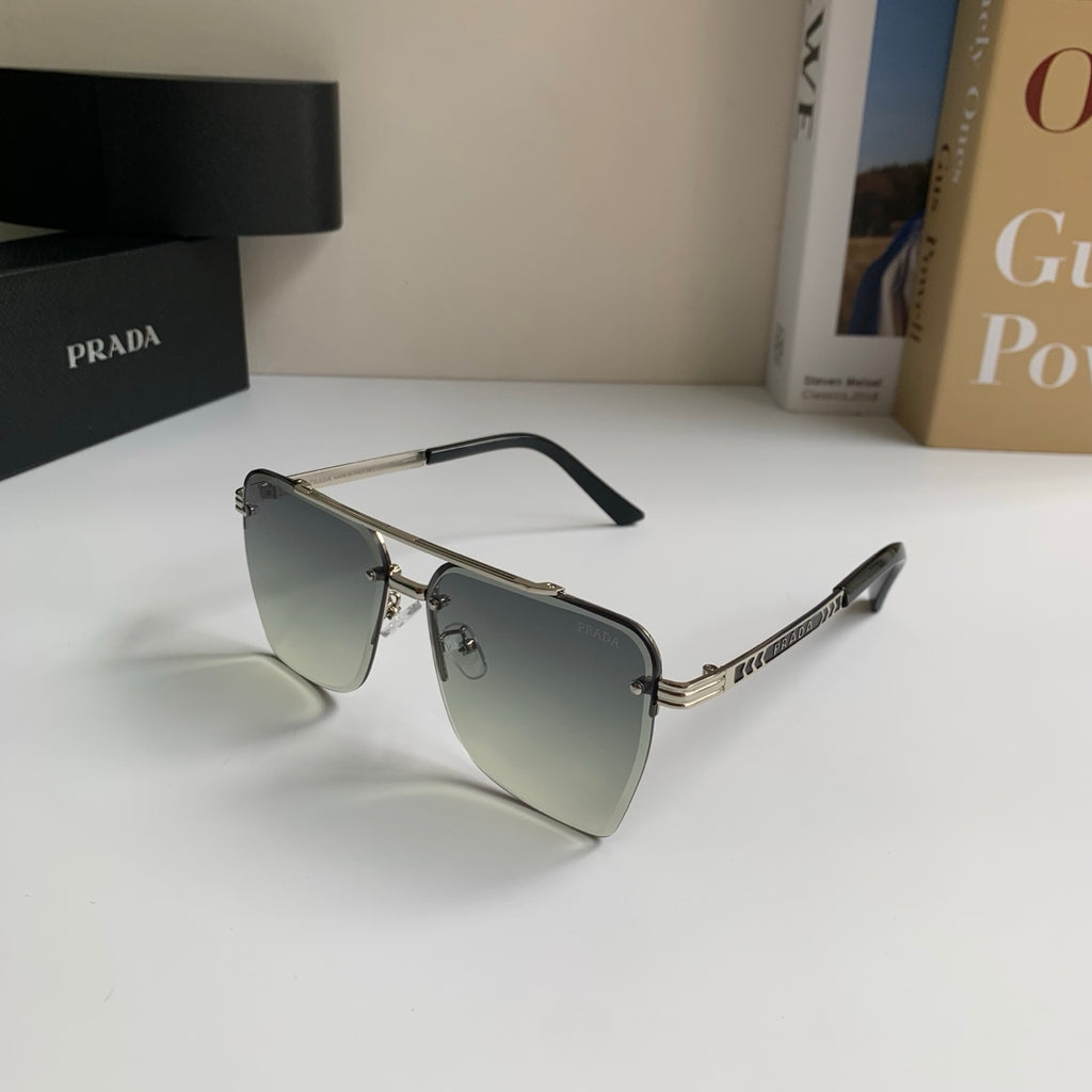 Prada Metal Fashion Silver Lens Sunglasses for Men & Women - 449368 - detail image 2