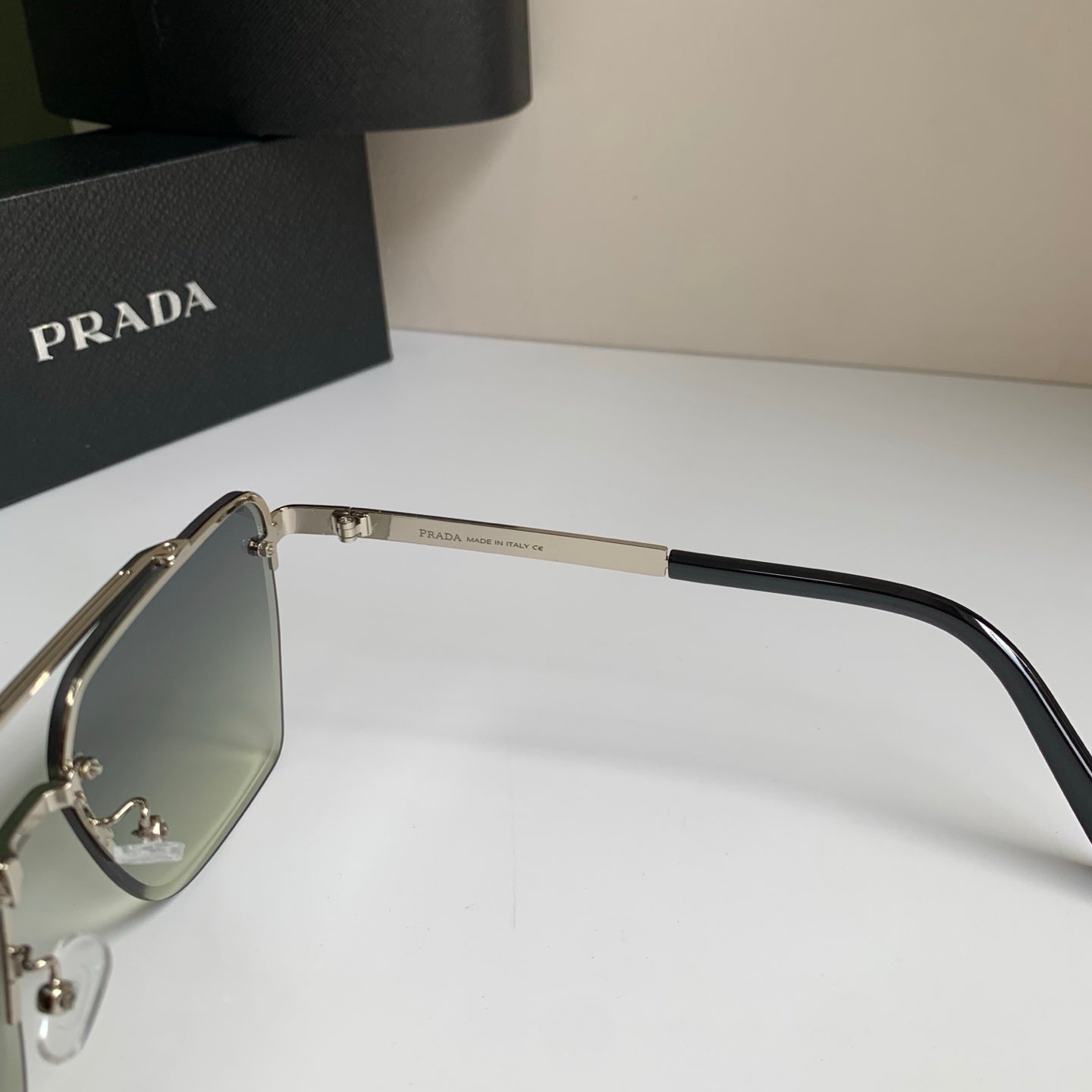 Prada Metal Fashion Silver Lens Sunglasses for Men & Women - 449368 - detail image 8