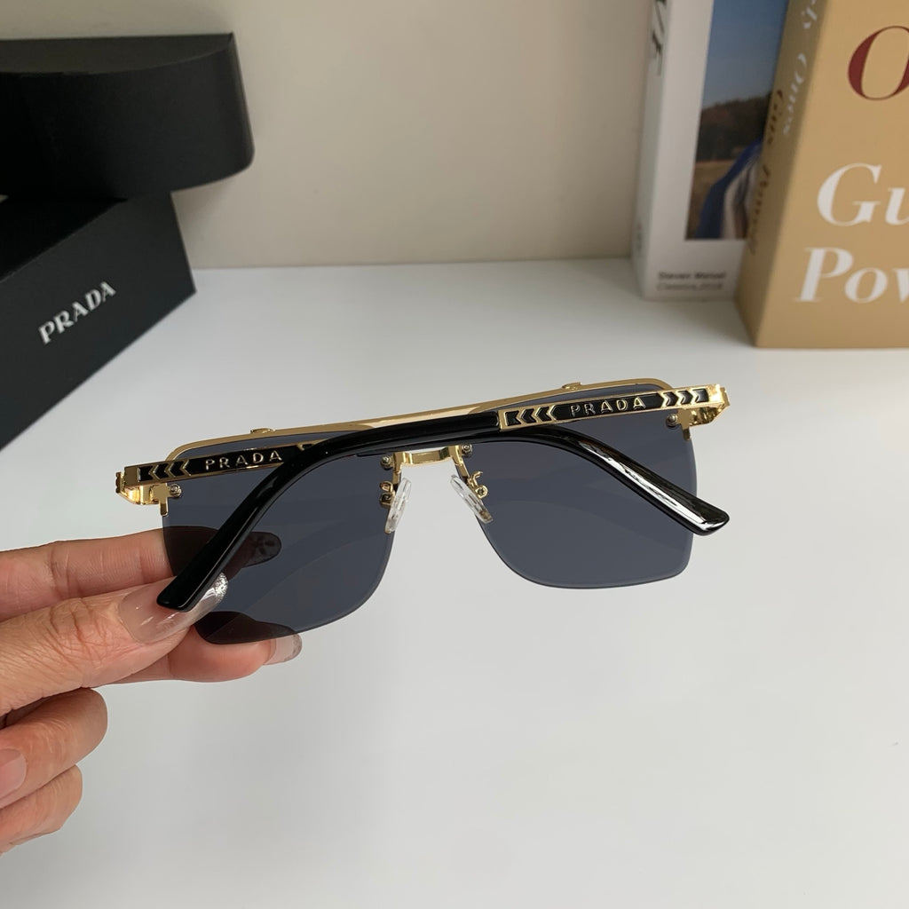 Prada Metal Fashion Silver Lens Sunglasses for Men & Women - 449369 - detail image 7