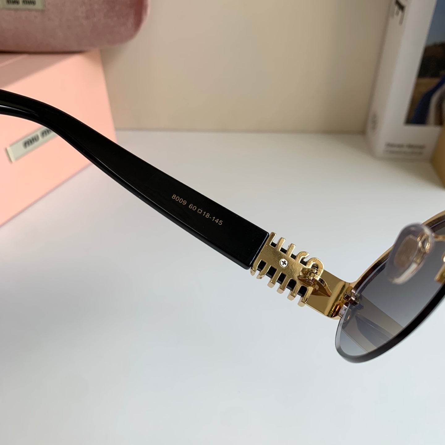 Miu Miu Round Silver Lens Sunglasses for Men & Women - 372424 - detail image 7
