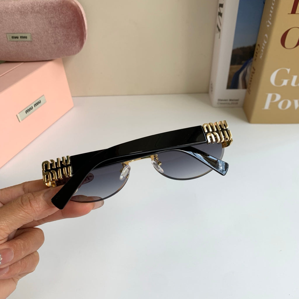 Miu Miu Round Silver Lens Sunglasses for Men & Women - 466171 - detail image 8