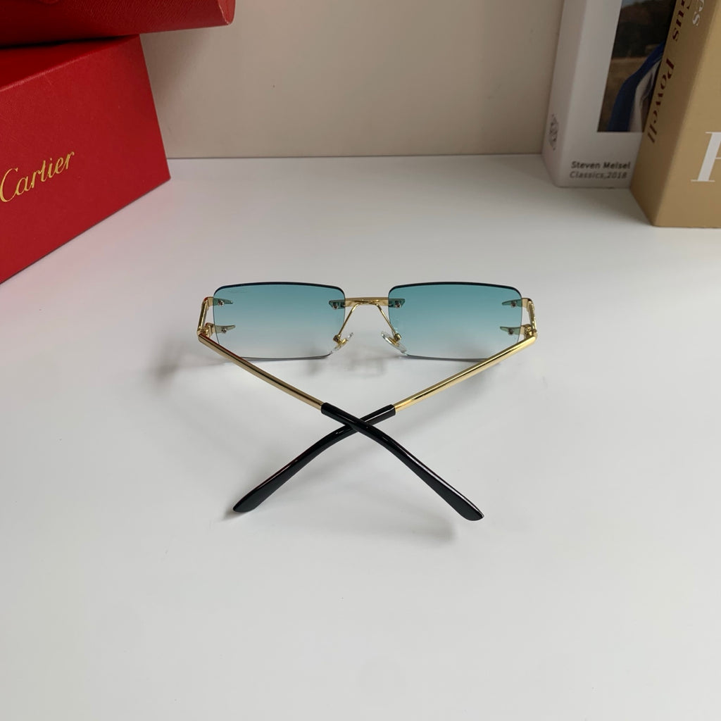 Cartier Square Silver Lens Sunglasses for Men & Women - 372193 - detail image 8