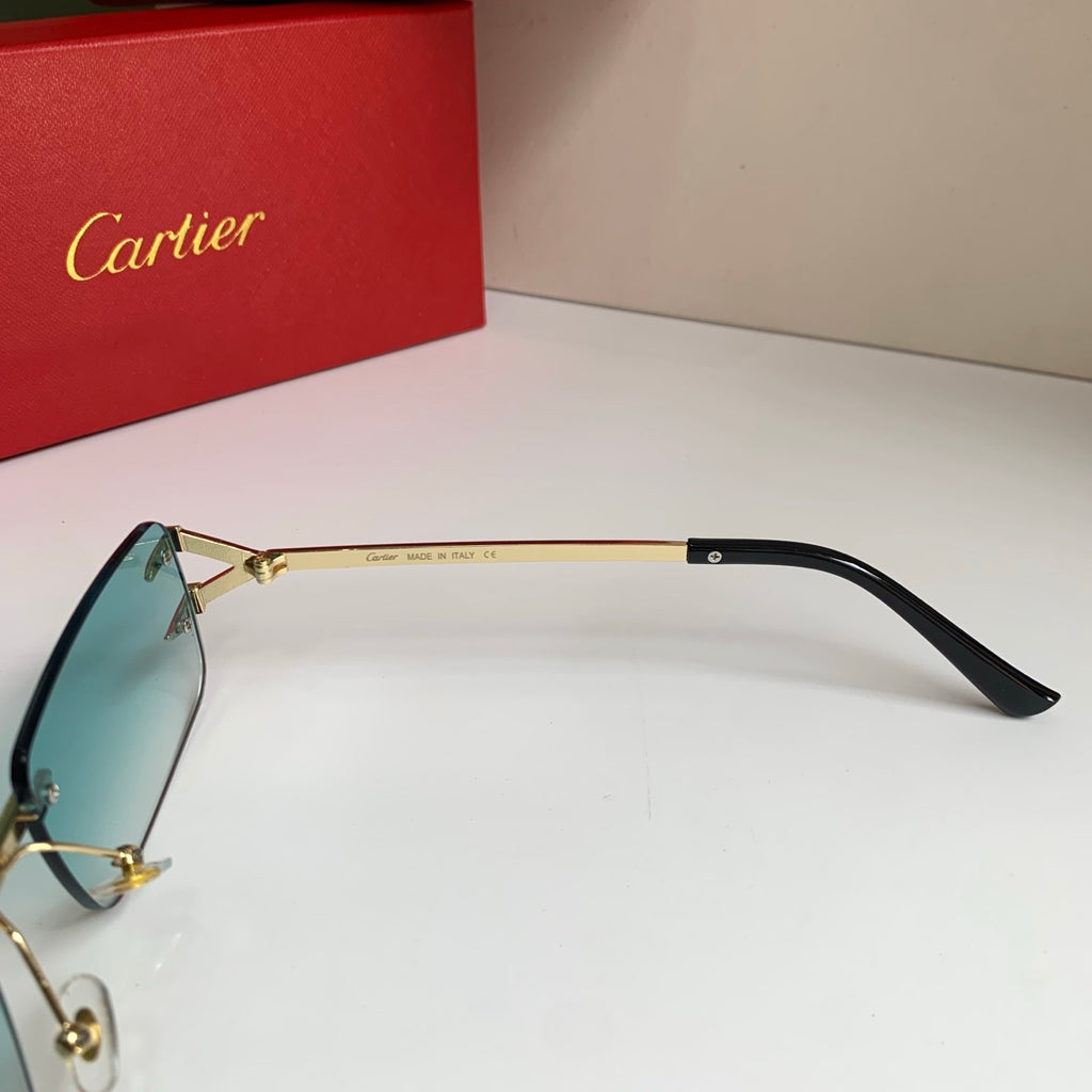 Cartier Square Silver Lens Sunglasses for Men & Women - 372193 - detail image 7