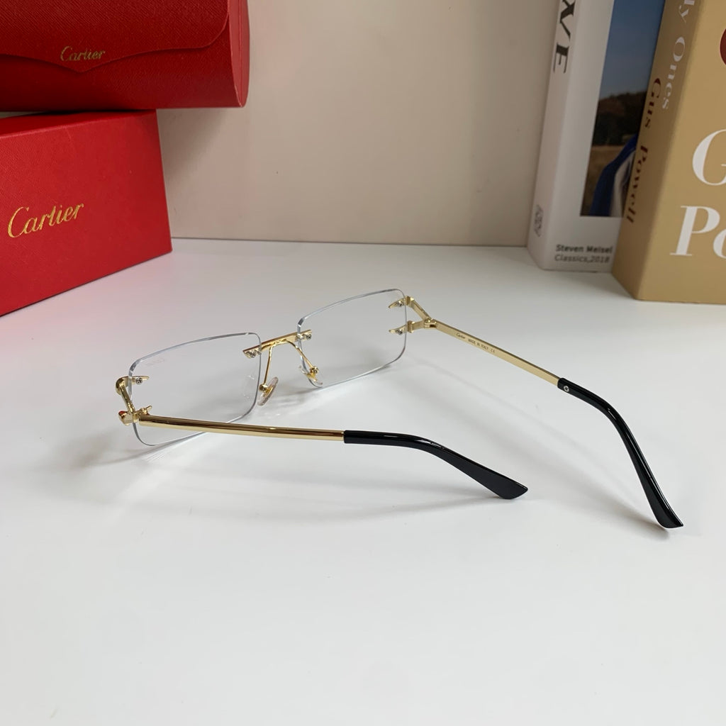 Cartier Square Silver Lens Sunglasses for Men & Women - 372194 - detail image 8