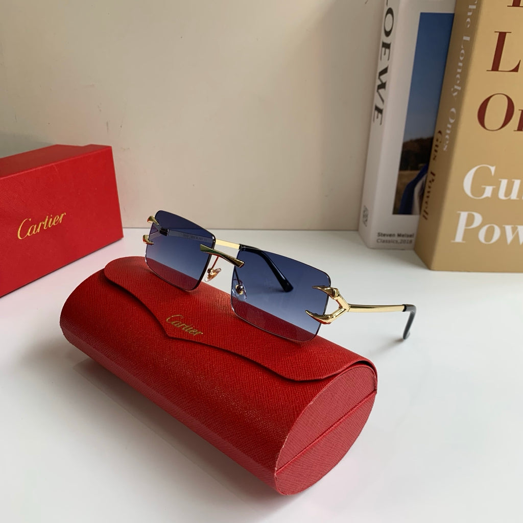 Cartier Square Silver Lens Sunglasses for Men & Women - 372195 - detail image 5