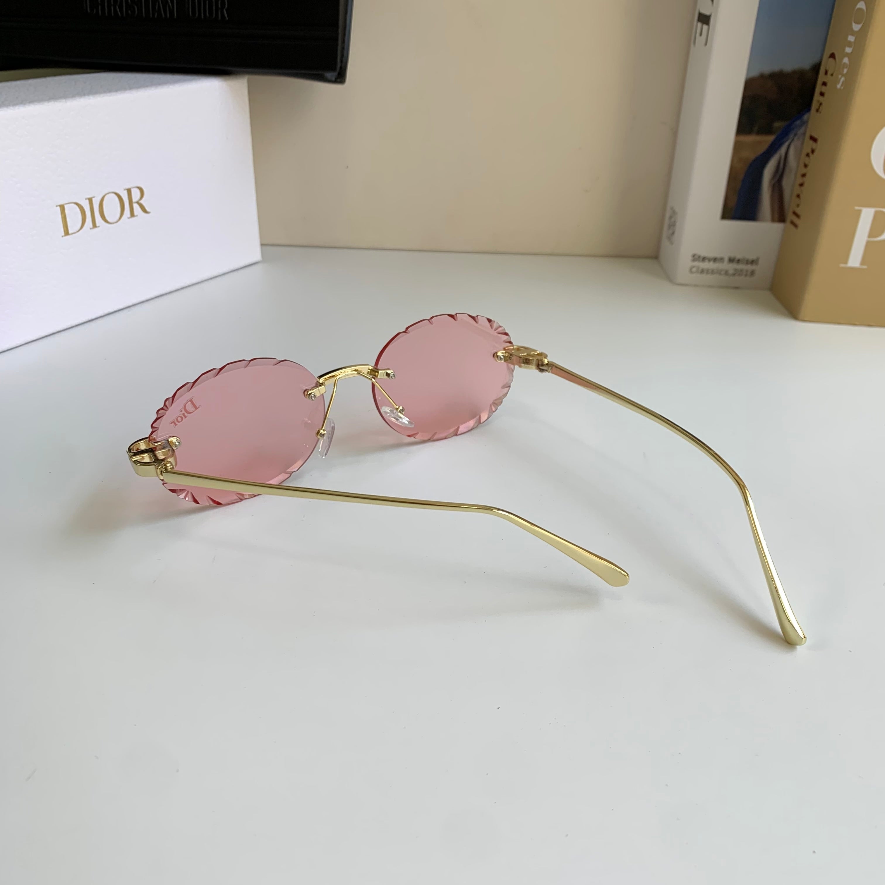 Dior Polarized Round Silver Lens Sunglasses for Men & Women - 382458 - detail image 4