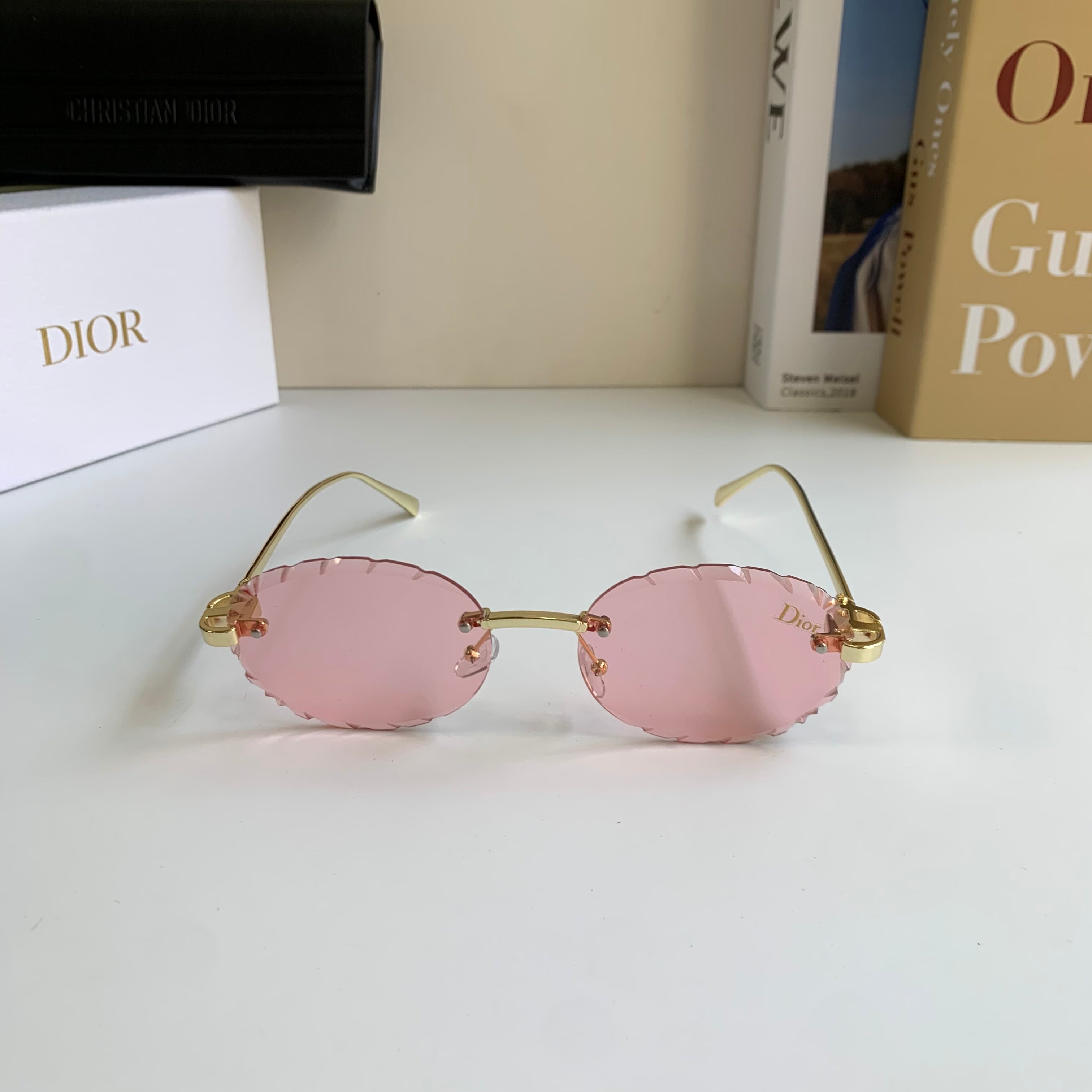 Dior Polarized Round Silver Lens Sunglasses for Men & Women - 382458 - detail image 2