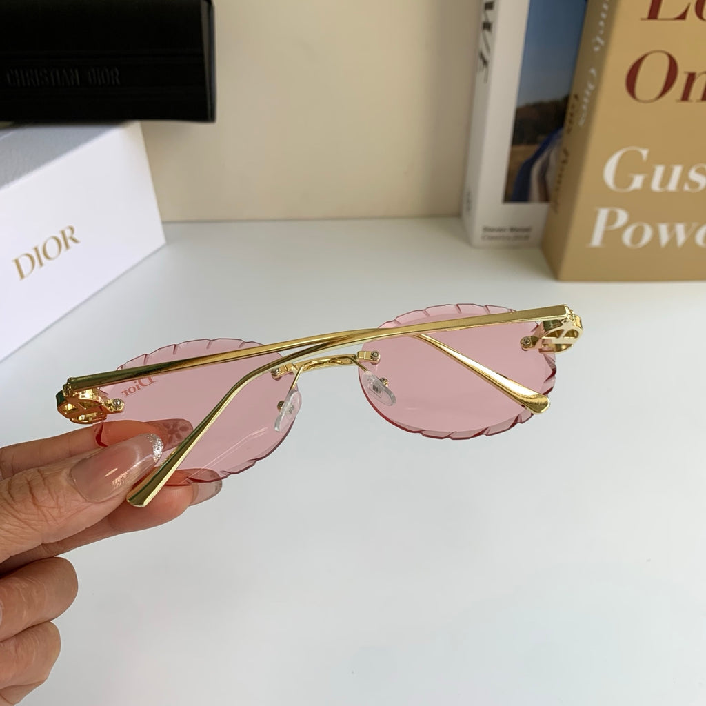 Dior Polarized Round Silver Lens Sunglasses for Men & Women - 465400 - detail image 3