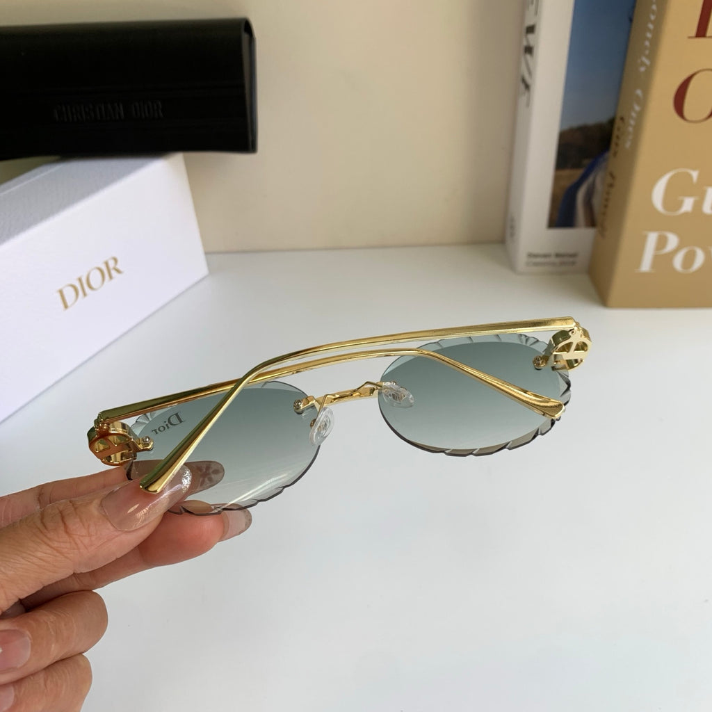 Dior Polarized Round Silver Lens Sunglasses for Men & Women - 382459 - detail image 7
