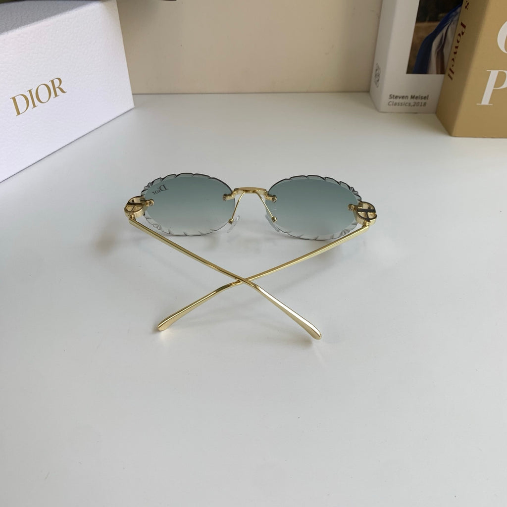 Dior Polarized Round Silver Lens Sunglasses for Men & Women - 382459 - detail image 8