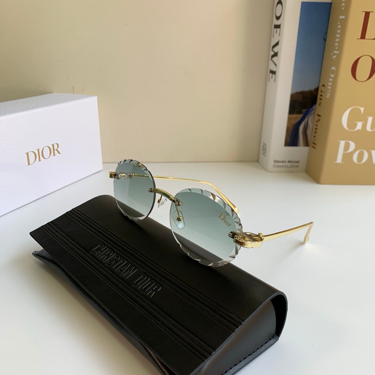 Dior Polarized Round Silver Lens Sunglasses for Men & Women - 382459 - detail image 4