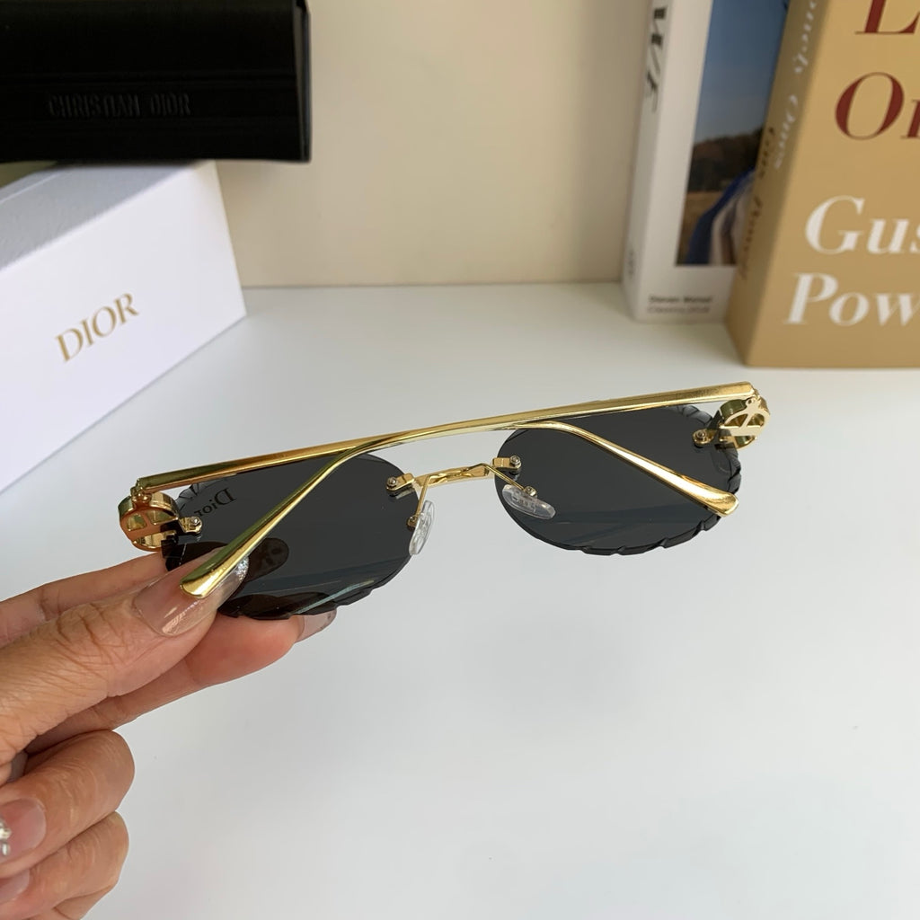 Dior Polarized Round Silver Lens Sunglasses for Men & Women - 465403 - detail image 6