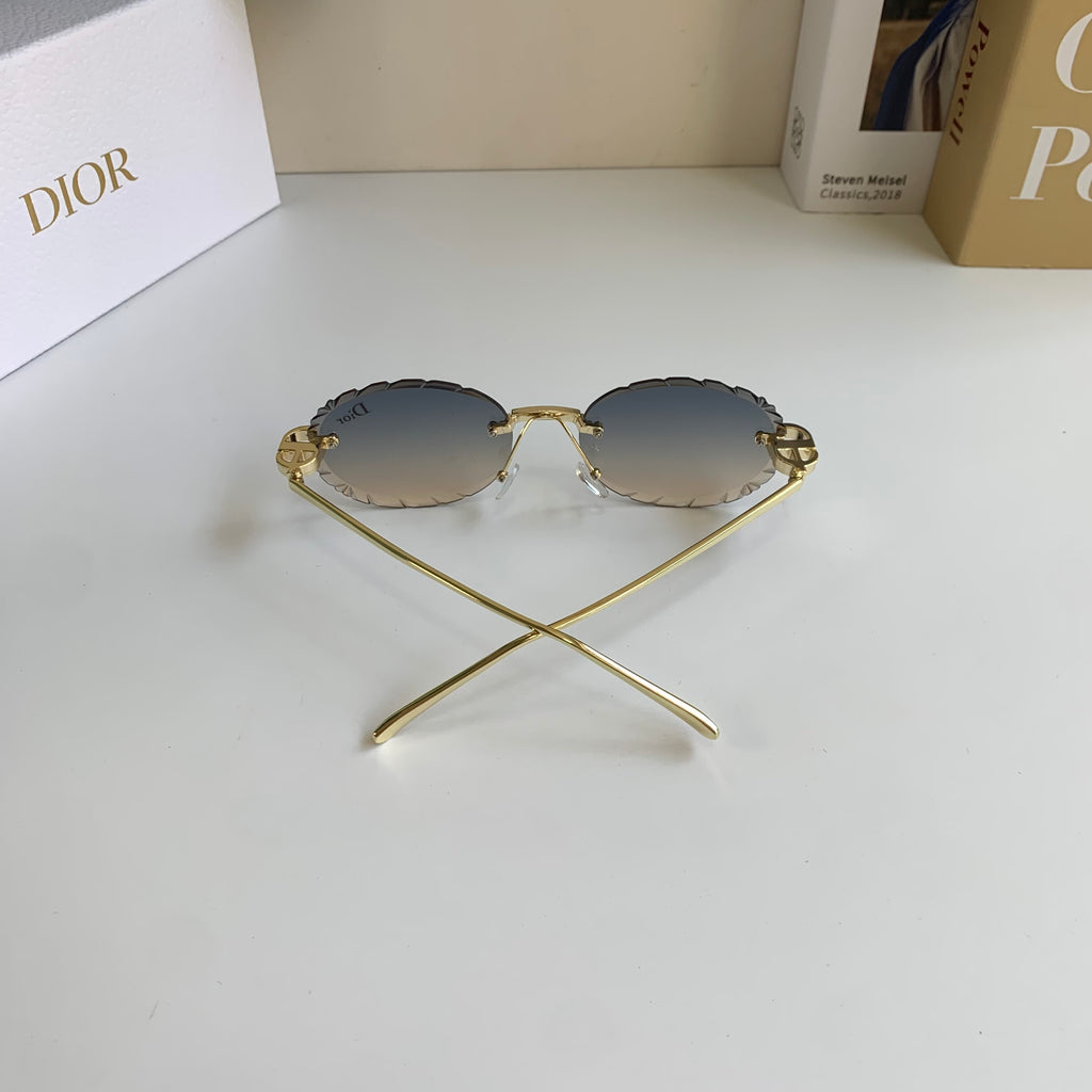 Dior Polarized Round Silver Lens Sunglasses for Men & Women - 382462 - detail image 8