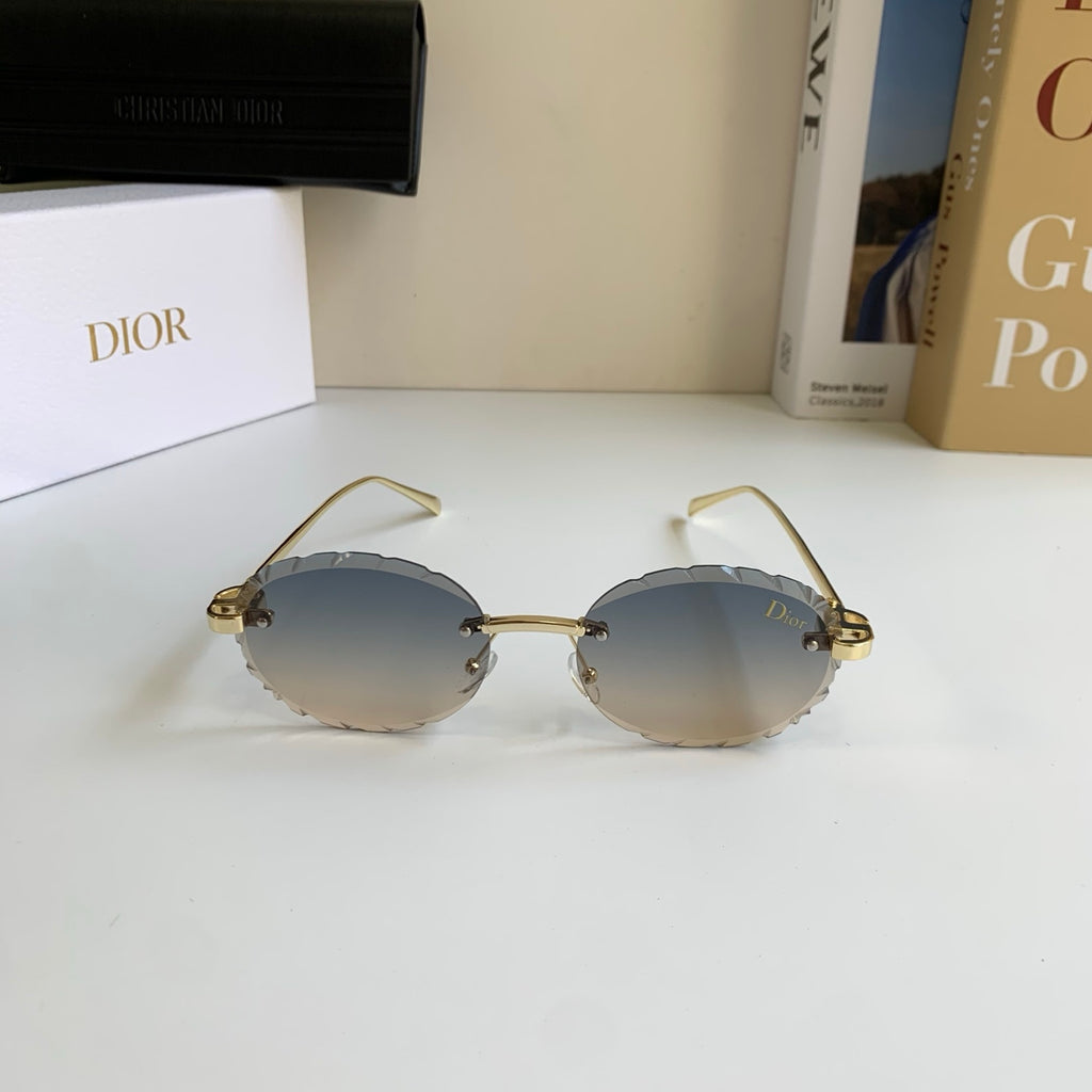 Dior Polarized Round Silver Lens Sunglasses for Men & Women - detail image 5