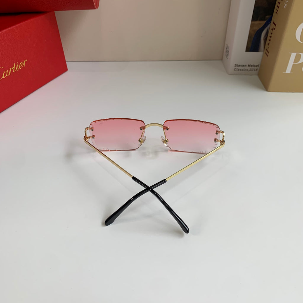 Cartier Metal Fashion Silver Lens Sunglasses for Men & Women - 382841 - detail image 8