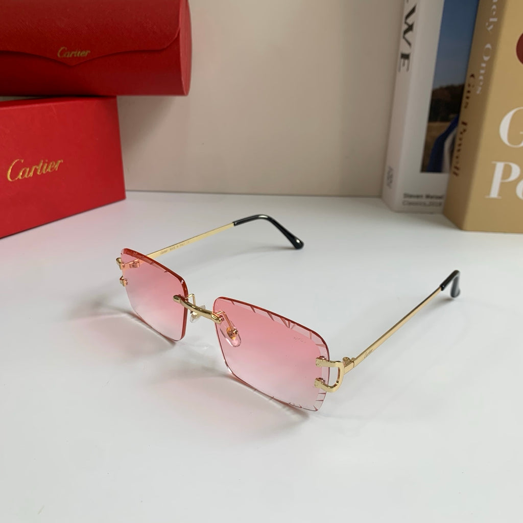 Cartier Metal Fashion Silver Lens Sunglasses for Men & Women - 465891 - detail image 2