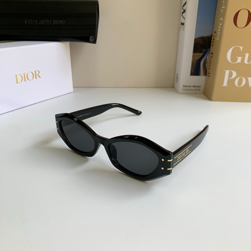 Dior Polarized Cat-Eye Black Lens Sunglasses for Men & Women - 382465 - detail image 2