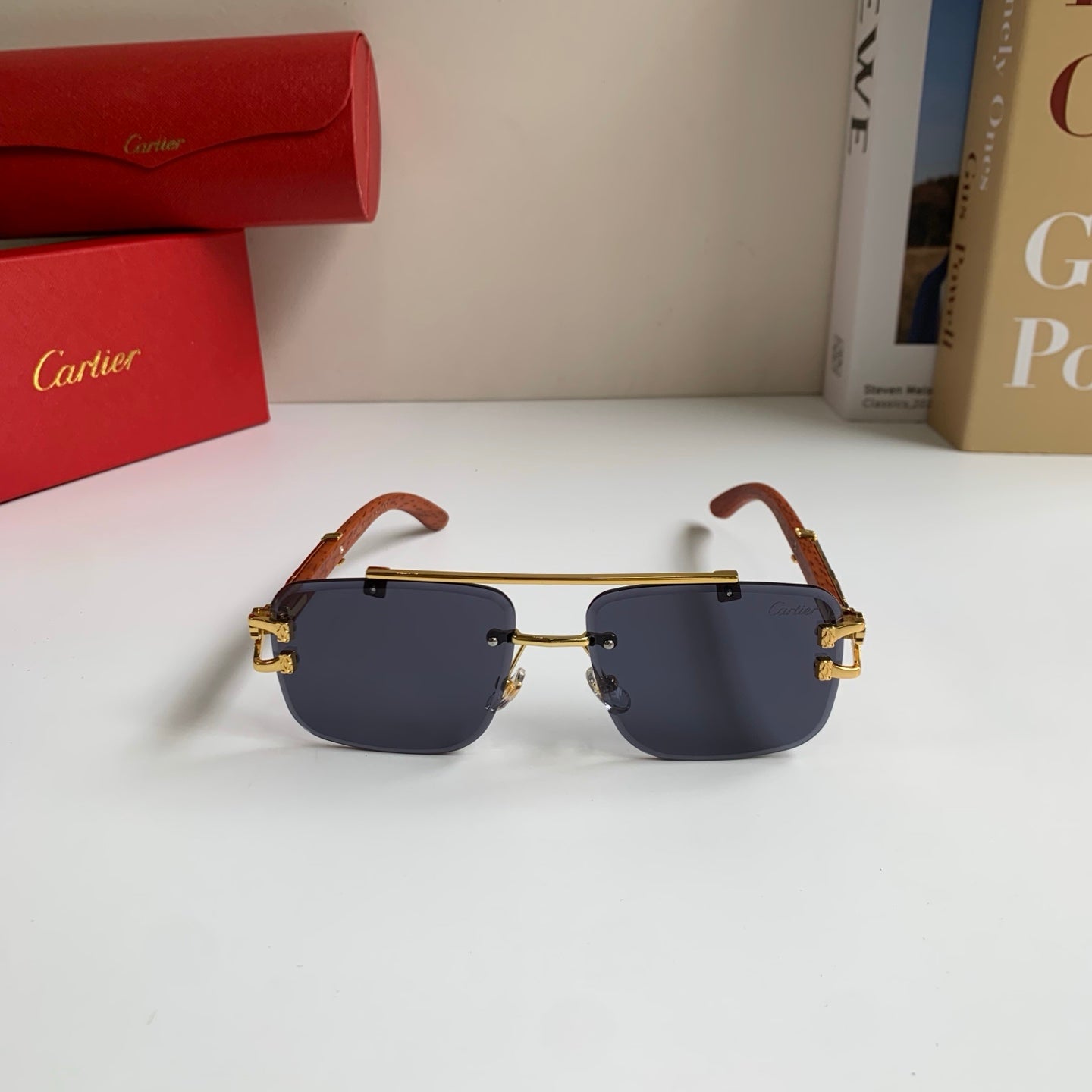 Cartier Fashion Silver Lens Sunglasses for Men & Women - 382760 - detail image 3
