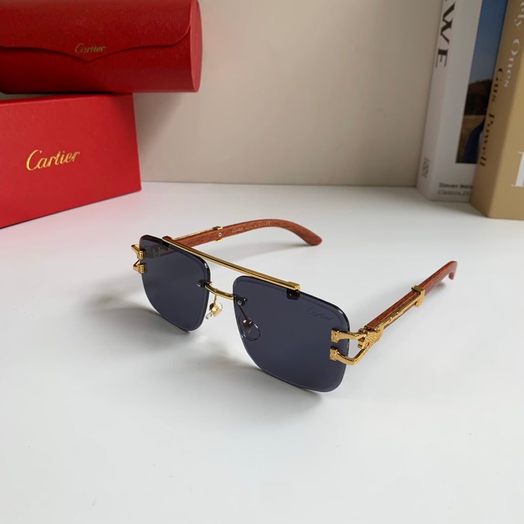 Cartier Fashion Silver Lens Sunglasses for Men & Women - 382760 - detail image 2
