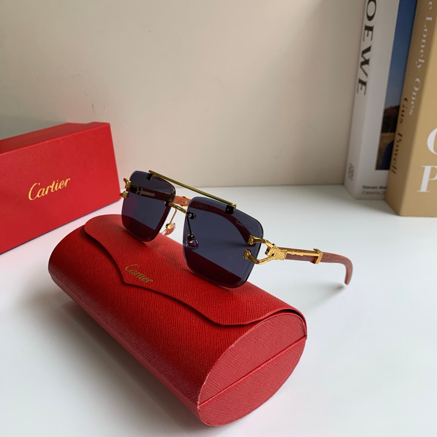 Cartier Fashion Silver Lens Sunglasses for Men & Women - 382760 - detail image 5