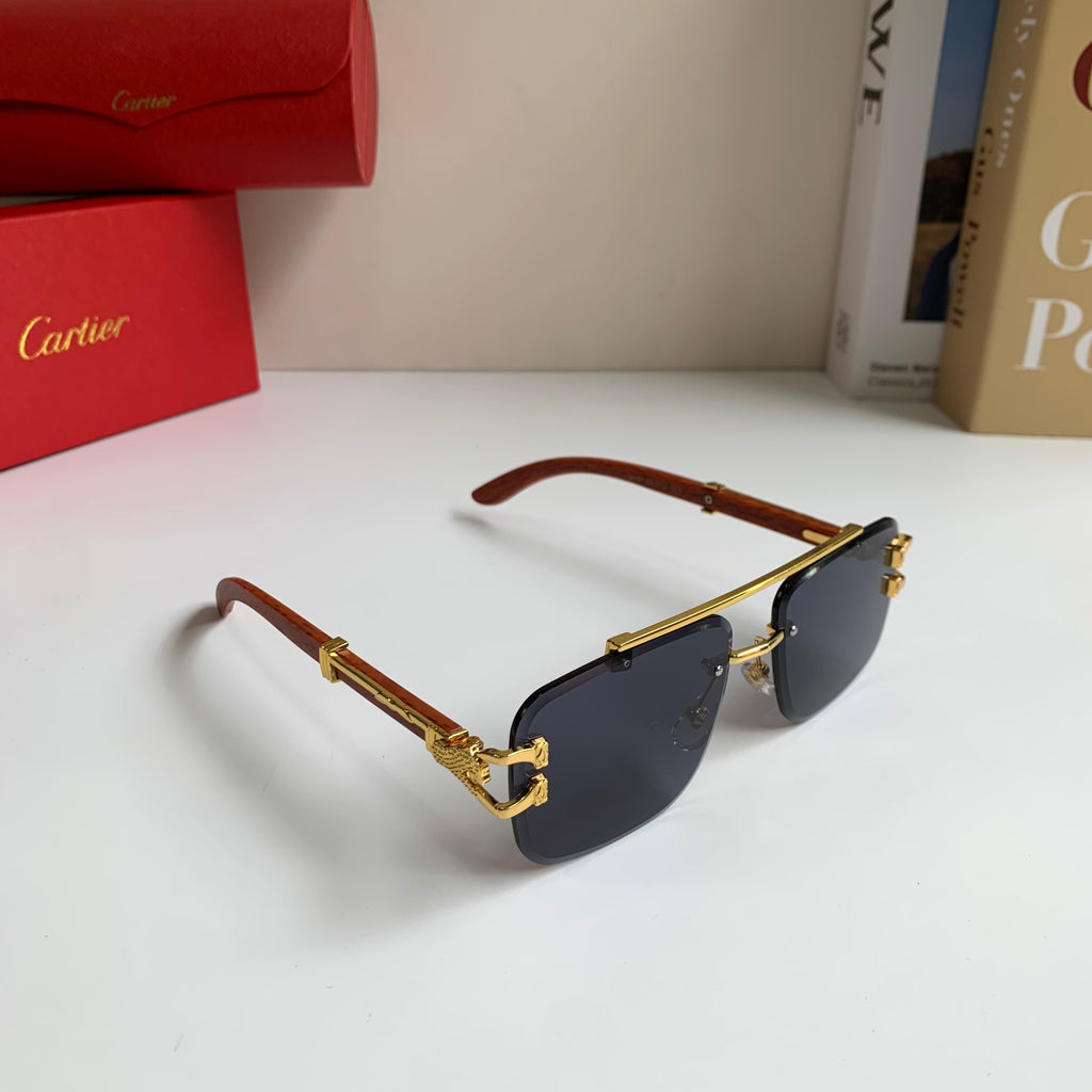Cartier Fashion Silver Lens Sunglasses for Men & Women - 382760
