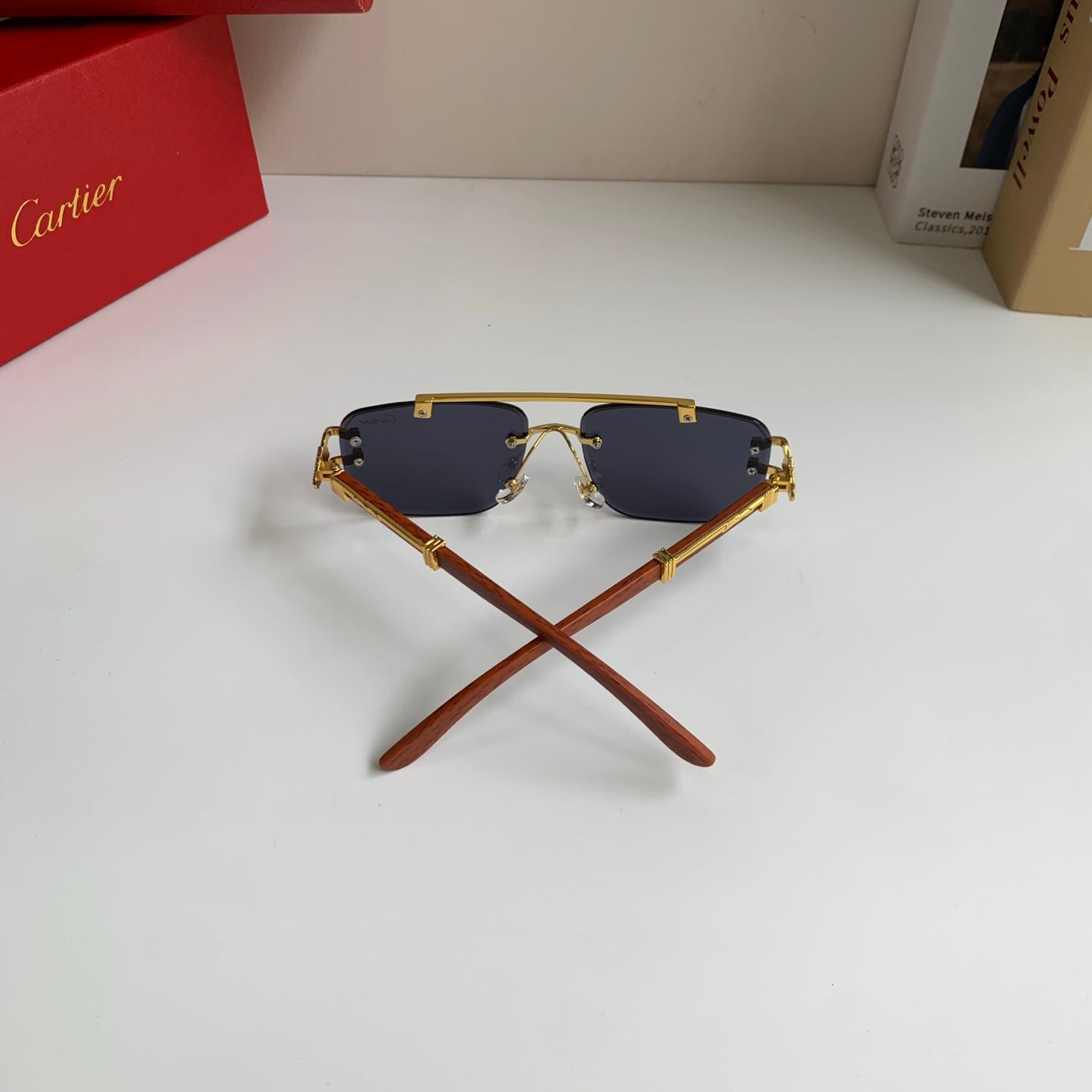 Cartier Fashion Silver Lens Sunglasses for Men & Women - 382760 - detail image 8