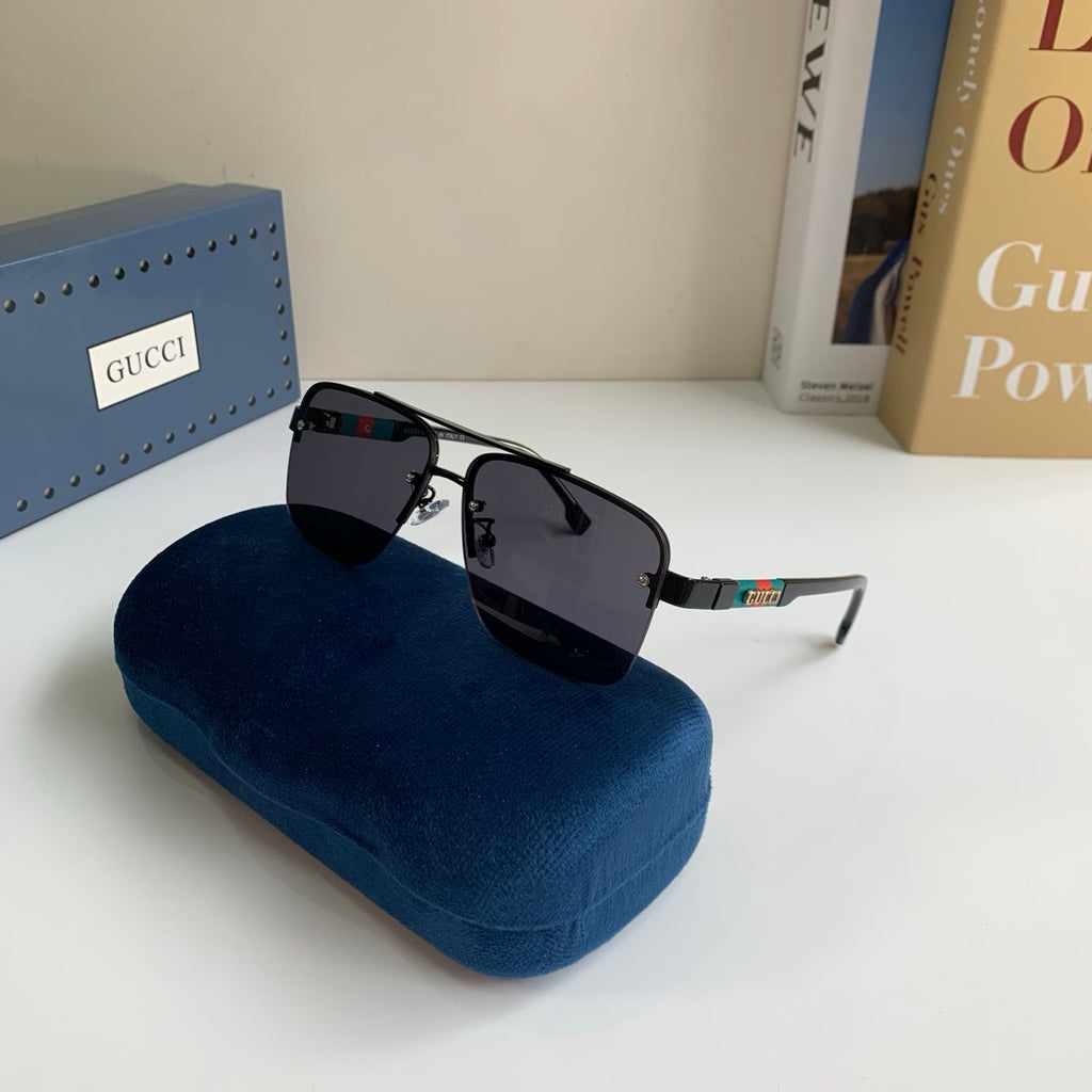 Gucci Metal Square Silver Lens Sunglasses for Men & Women - 464947 - detail image 4