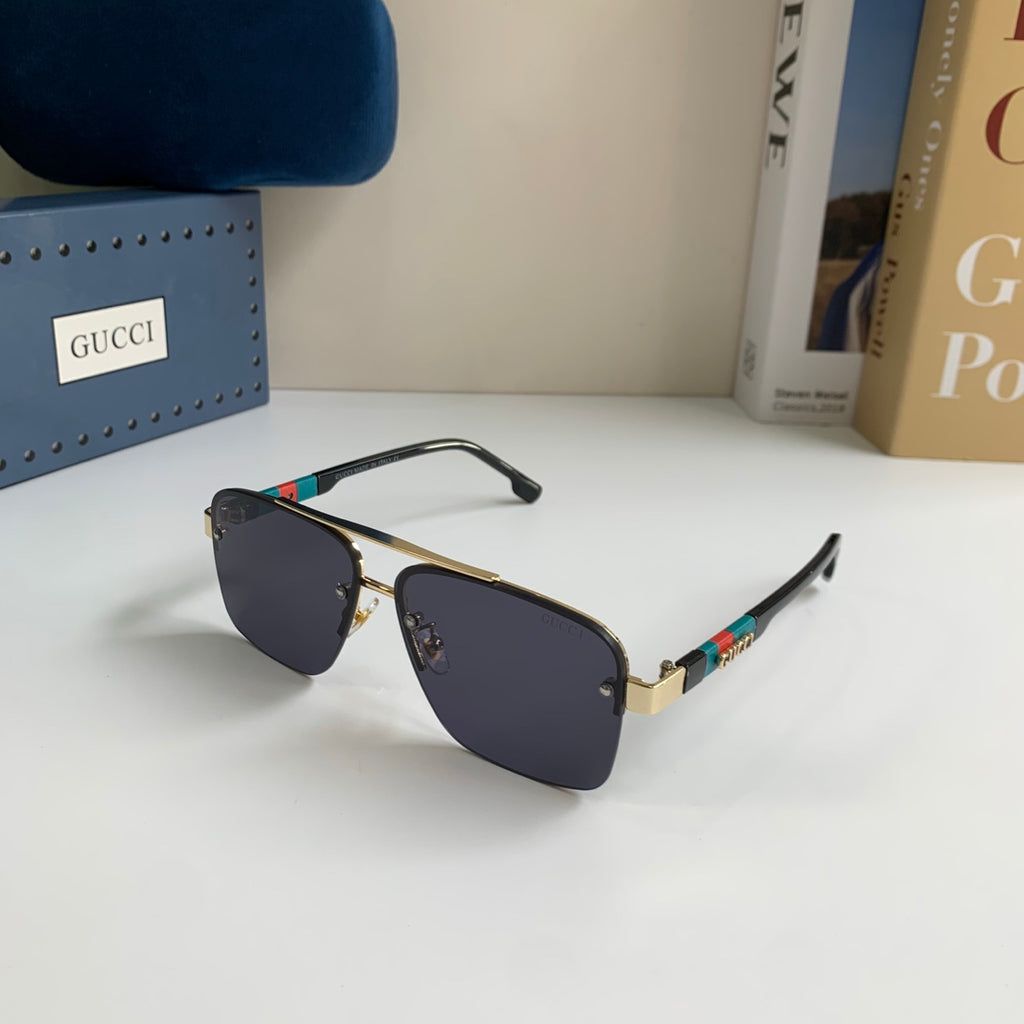 Gucci Metal Square Silver Lens Sunglasses for Men & Women - 464951 - detail image 2