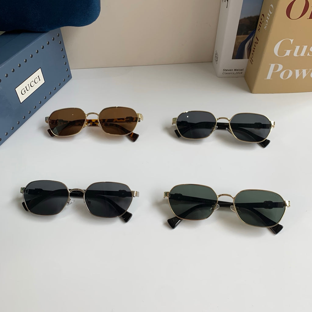 Gucci Metal Square Silver Lens Sunglasses for Men & Women - 398355 - detail image 9