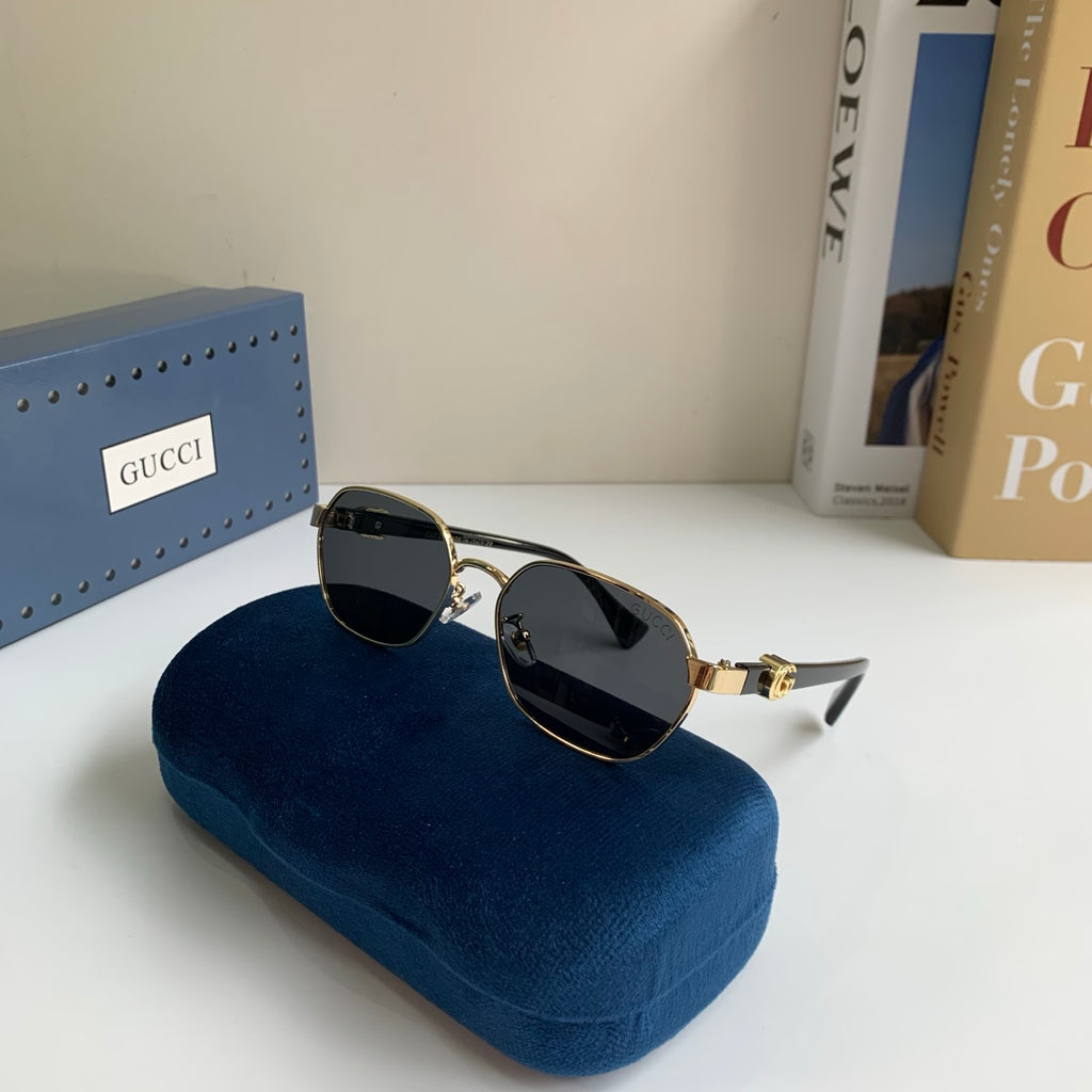 Gucci Metal Square Silver Lens Sunglasses for Men & Women - 398355 - detail image 4