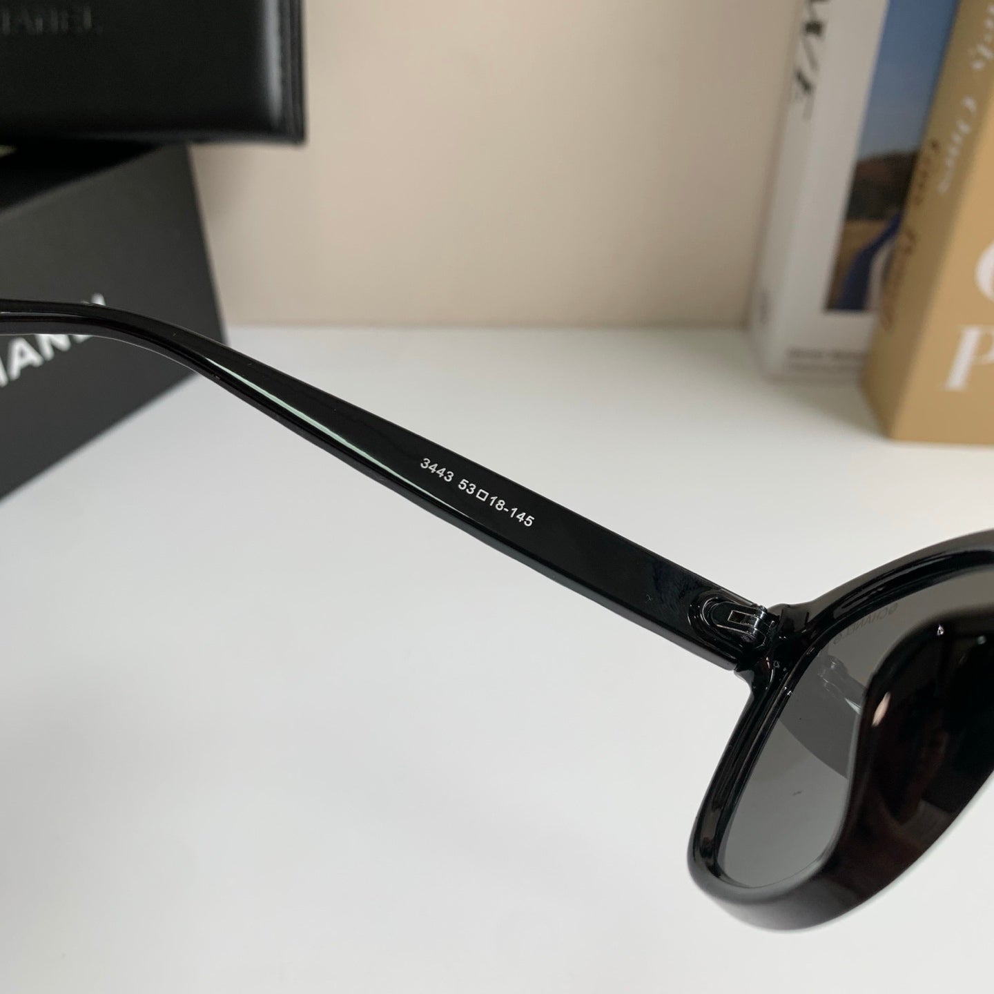 Chanel Blue-Light Fashion Black Lens Sunglasses for Men & Women - 398587 - detail image 8