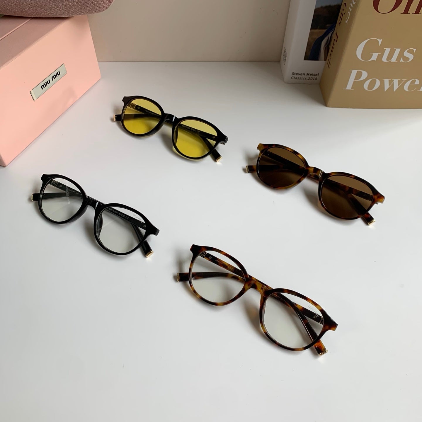 Miu Miu Blue-Light Fashion Brown Lens Sunglasses for Men & Women - detail image 9