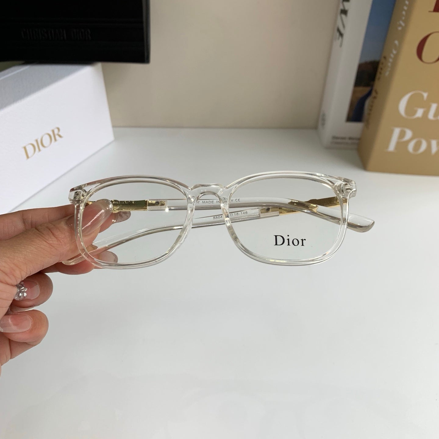 Dior Square Silver Lens Sunglasses for Men & Women - 486766 - detail image 4