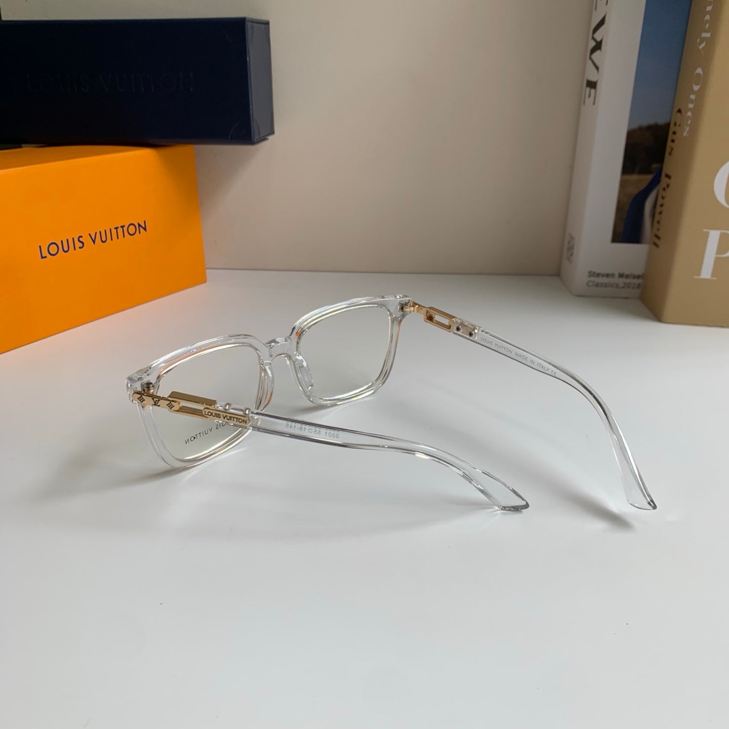 Louis Vuitton Square Silver Lens Sunglasses for Men & Women - 414887 - detail image 6