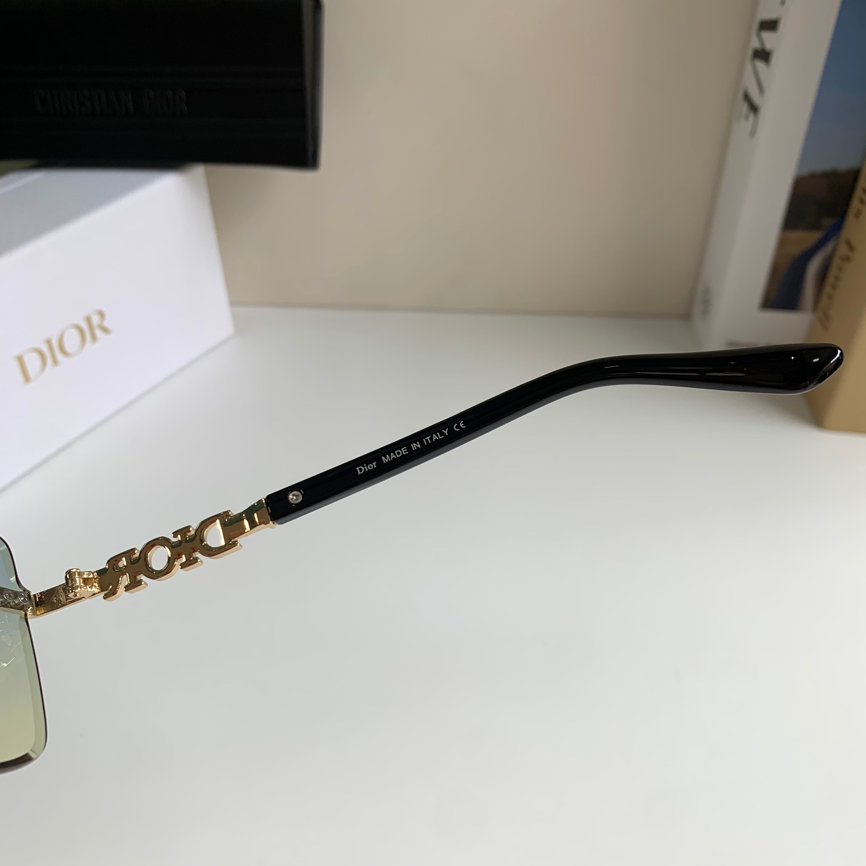 Dior Polarized Square Silver Lens Sunglasses for Men & Women - 415407 - detail image 6