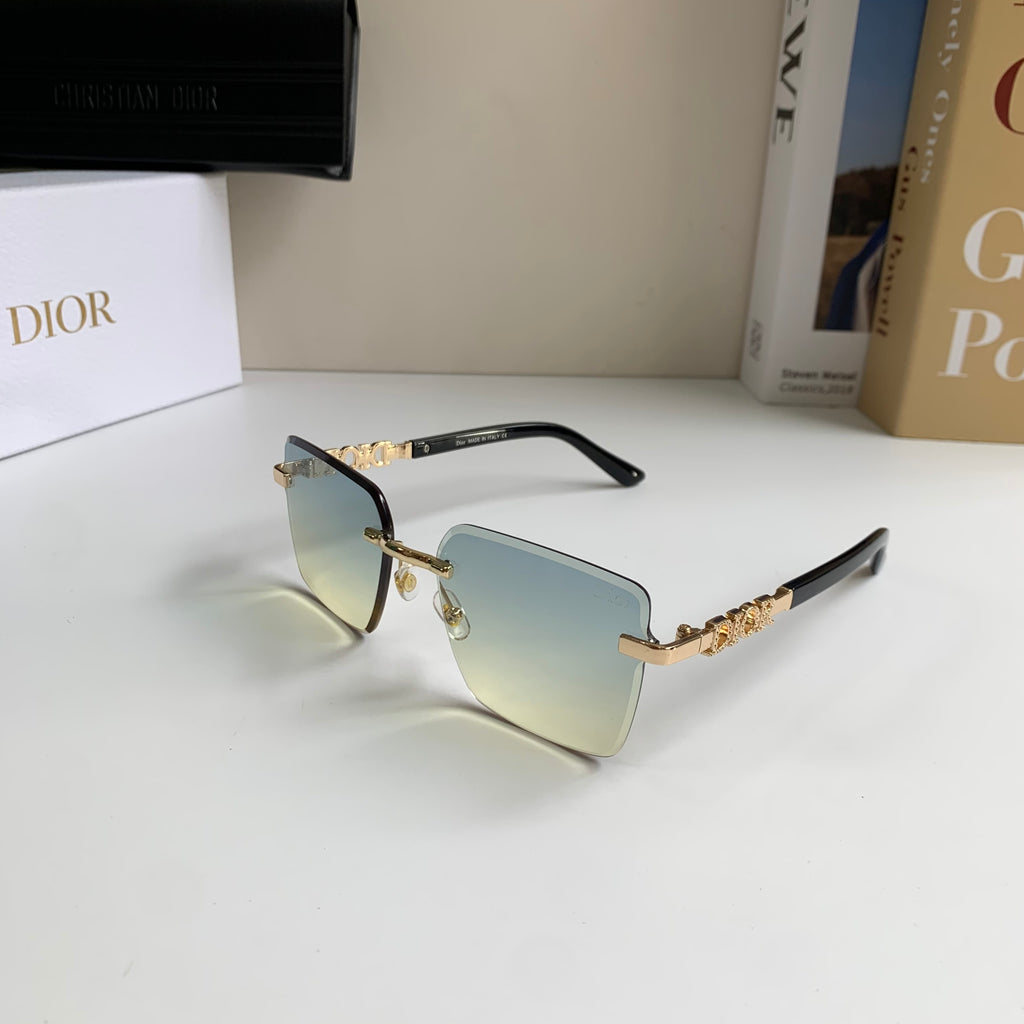 Dior Polarized Square Silver Lens Sunglasses for Men & Women - 415407 - detail image 2