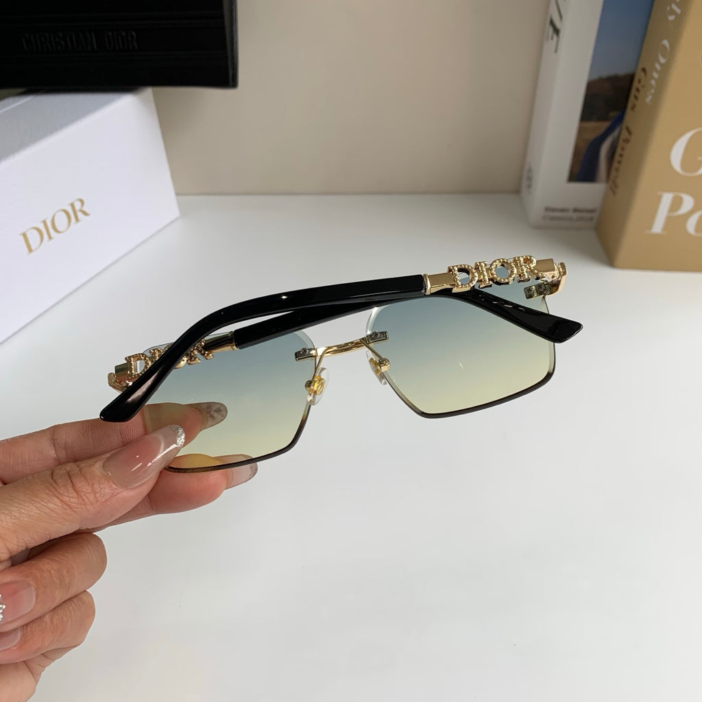 Dior Polarized Square Silver Lens Sunglasses for Men & Women - 415407 - detail image 7
