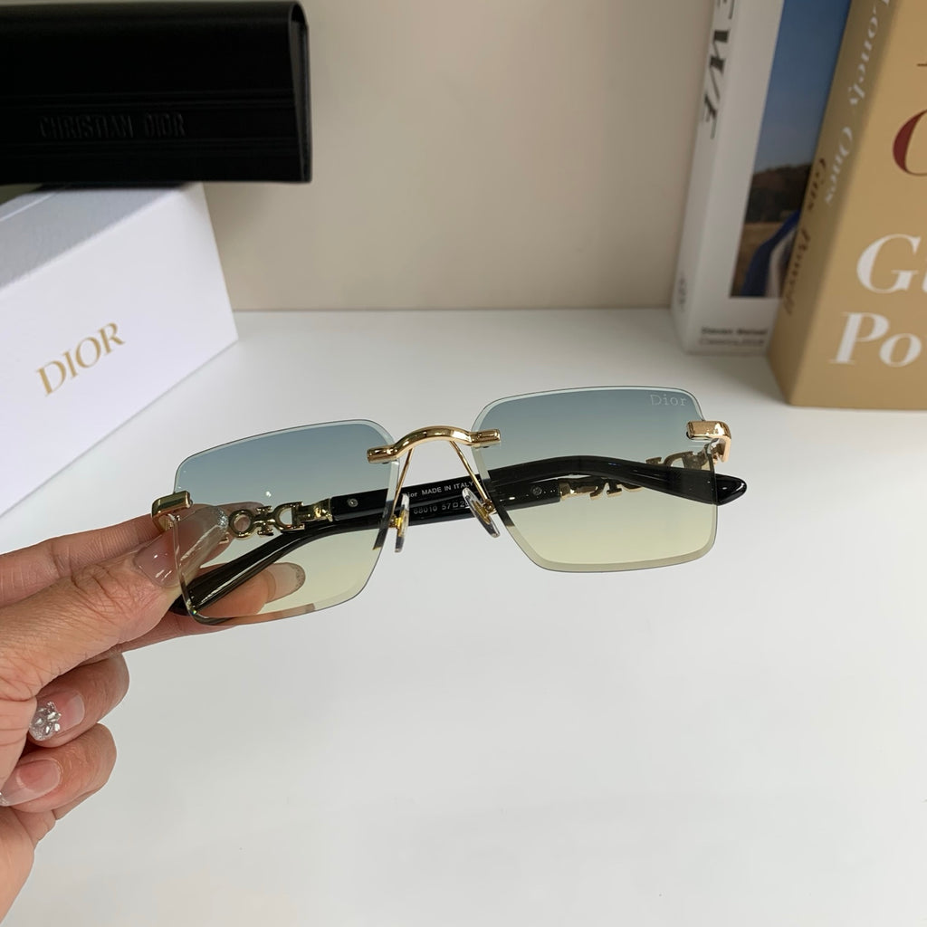Dior Polarized Square Silver Lens Sunglasses for Men & Women - 415407 - detail image 4