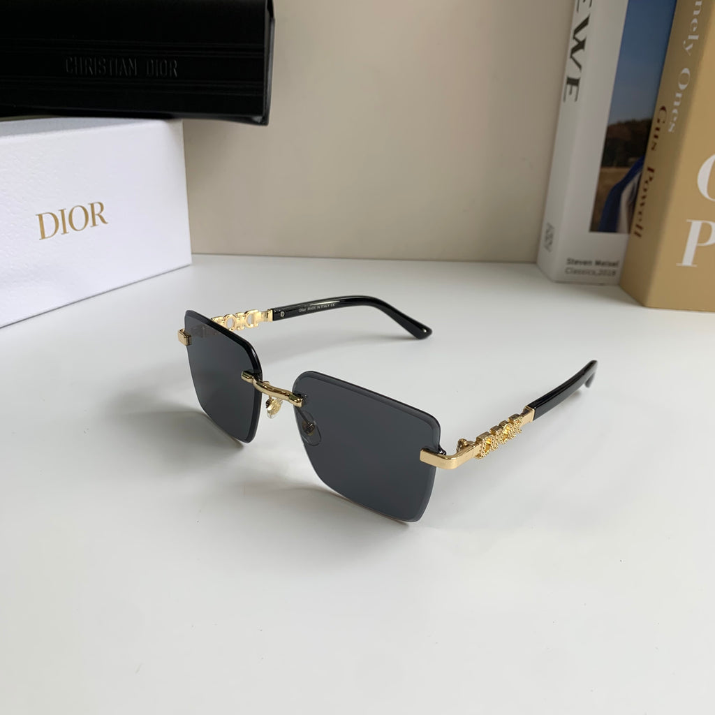 Dior Polarized Square Silver Lens Sunglasses for Men & Women - 415409 - detail image 2