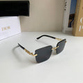 Dior Polarized Square Silver Lens Sunglasses for Men & Women - 415409