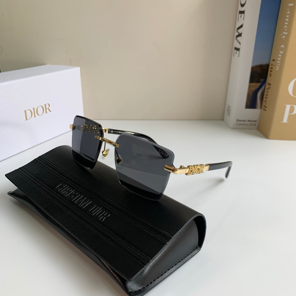 Dior Polarized Square Silver Lens Sunglasses for Men & Women - 415409 - detail image 5