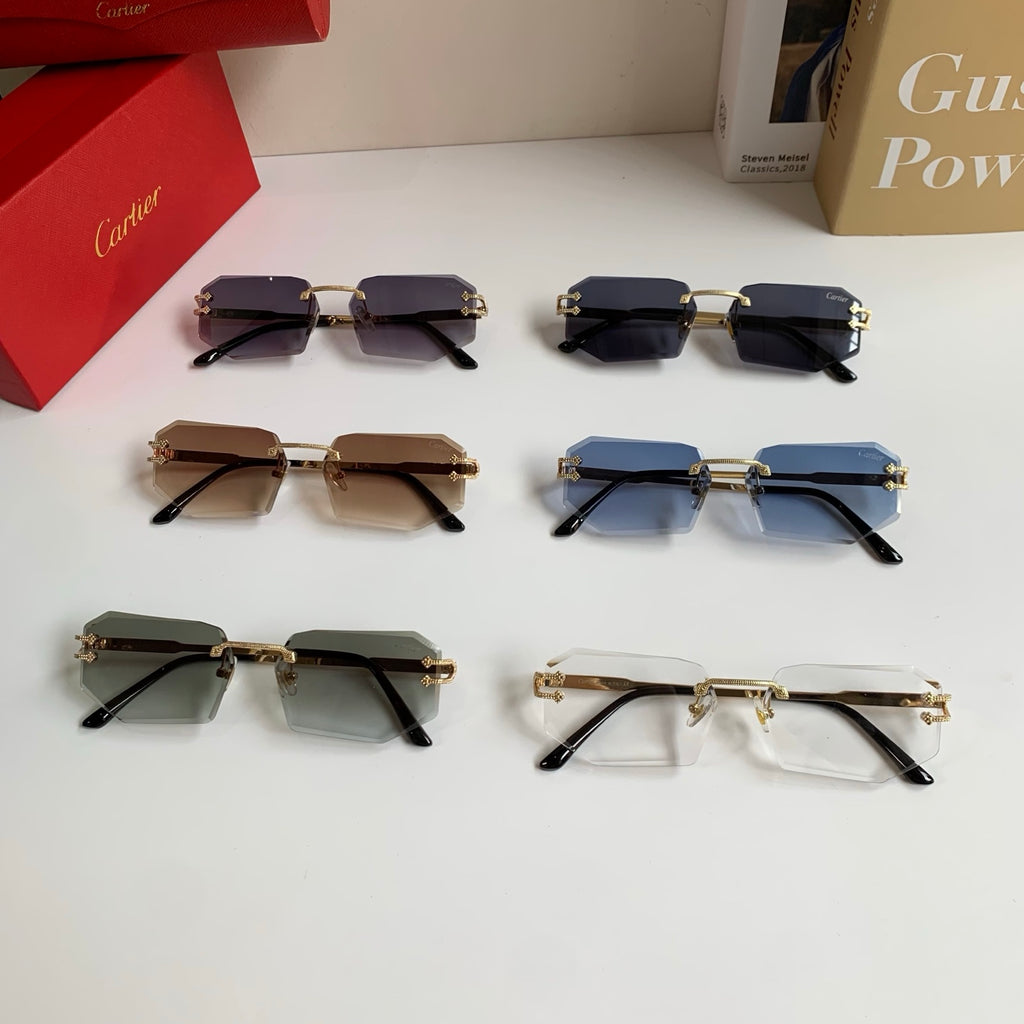 Cartier Fashion Silver Lens Sunglasses for Men & Women - 432273 - detail image 10