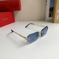 Cartier Fashion Silver Lens Sunglasses for Men & Women - 432272