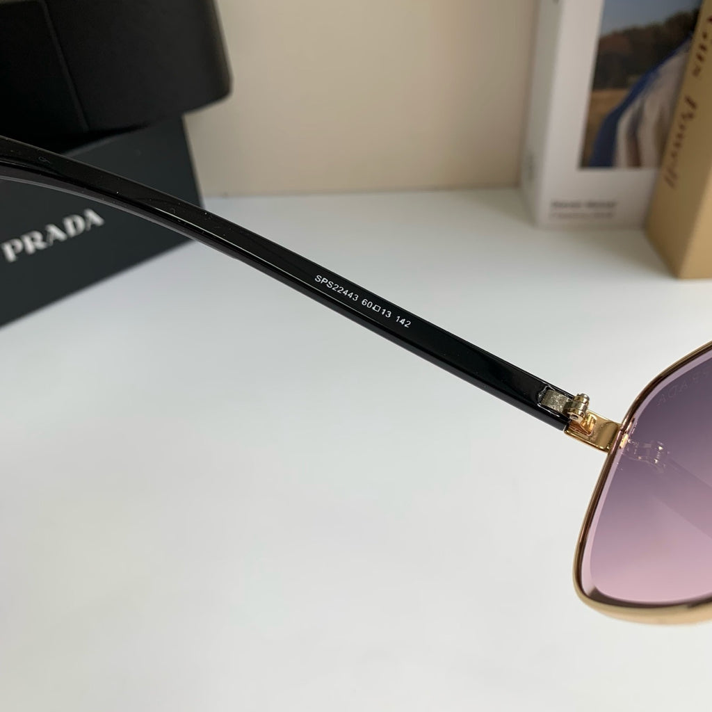 Prada Metal Square Silver Lens Sunglasses for Men & Women - 449401 - detail image 7