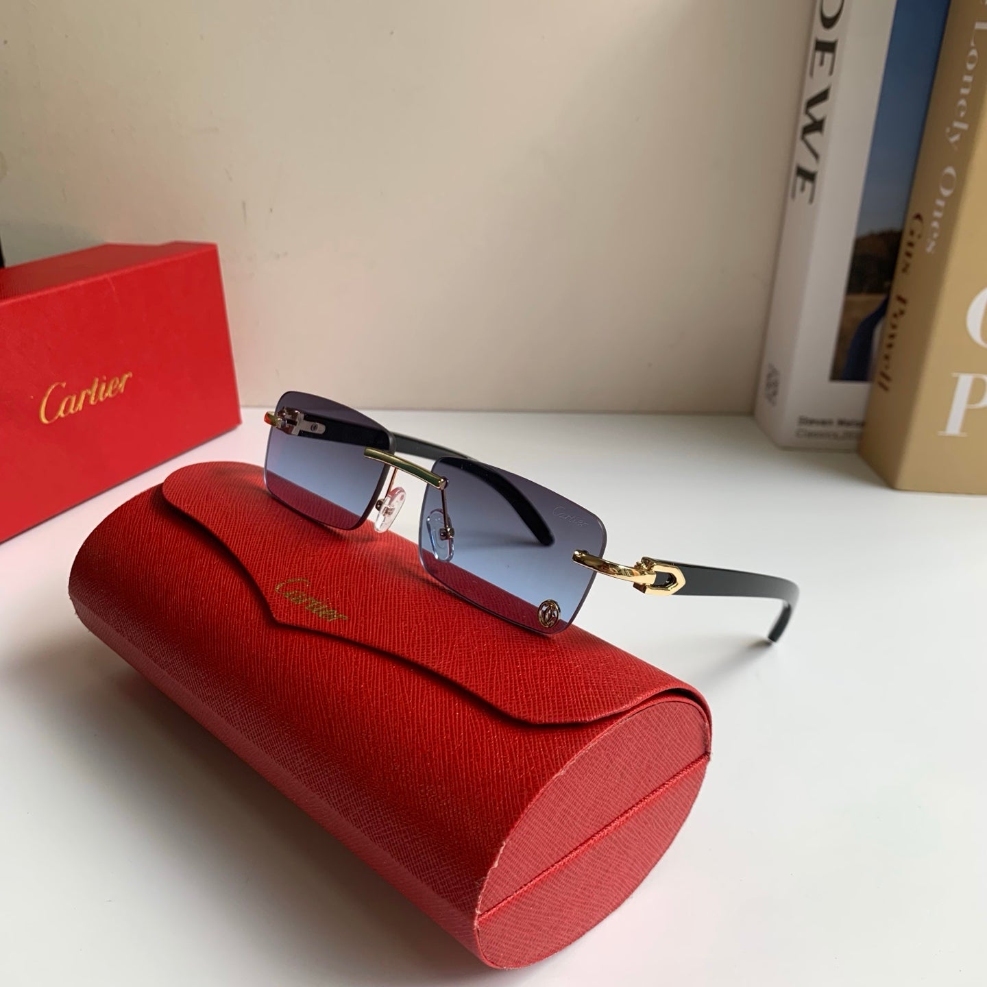 Cartier Fashion Silver Lens Sunglasses for Men & Women - 358520 - detail image 5